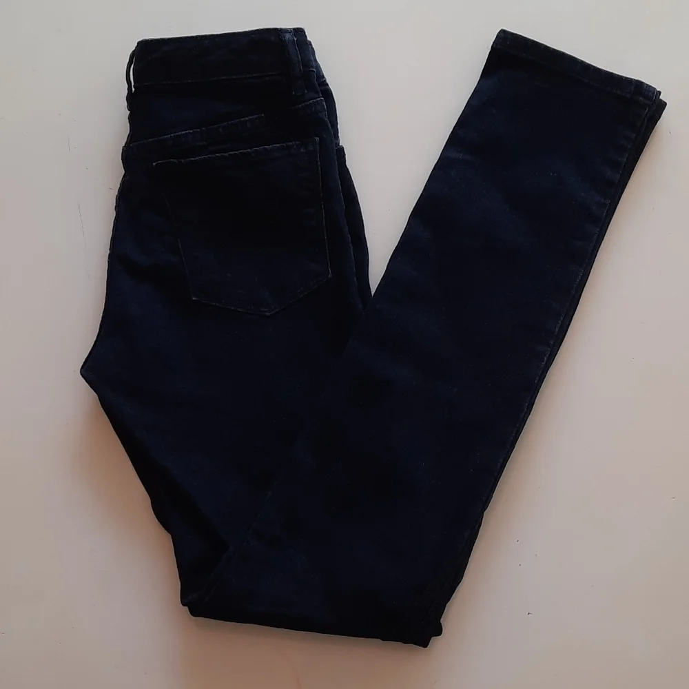 Gap Kids 12 Slim Super Skinny Denim Jeans Dark Wash Blue